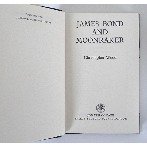 485 - Two James Bond adapted by Christopher Wood first editions comprising 'The Spy Who Loved Me', Gildros... 