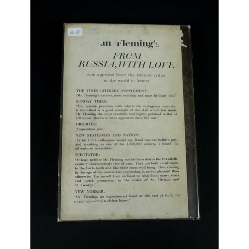 495 - Ian Fleming, 'Dr. No', first edition, Jonathan Cape, London, 1958, dust jacket, not price clipped, w... 