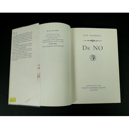 495 - Ian Fleming, 'Dr. No', first edition, Jonathan Cape, London, 1958, dust jacket, not price clipped, w... 