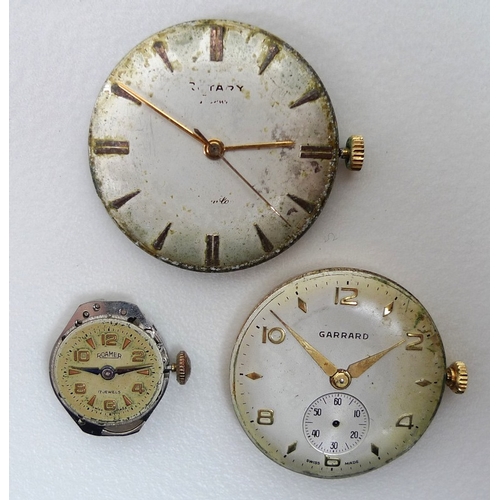 815 - CATALOGUE AMENDMENT - TWO WATCHES WITHDRAWN FROM LOT. A Garrard and Co 9ct gold cased gentleman's wr... 