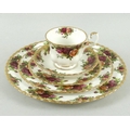 A Royal Albert part dinner service, decorated in the Old Country Roses pattern, comprising six oval ... 