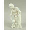 A group of five porcelain figurines, comprising Royal Worcester 'First Steps' modelled by Glenis Dev... 