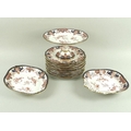 A group of Royal Crown Derby porcelain, Imari King's pattern, circa 1916, comprising twelve plates 2... 