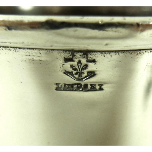 760A - A group of silver comprising a George III quarter pint tankard christening mug, London 1804, makers ... 