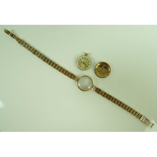 843 - A Tudor Royal 9ct gold cased ladies wristwatch, the circular dial with tapering batons, Tudor moveme... 