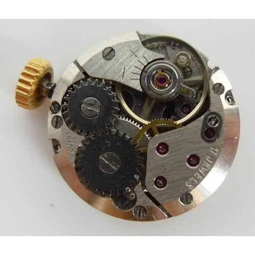843 - A Tudor Royal 9ct gold cased ladies wristwatch, the circular dial with tapering batons, Tudor moveme... 