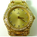A lady's 18k gold and diamond set Ebel Sport Classique wristwatch, circa 1990's, the bezel, case and... 