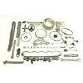 A quantity of silver jewellery, including cuffs, bangles, a simulated pearl and marcasite pin, ingot... 