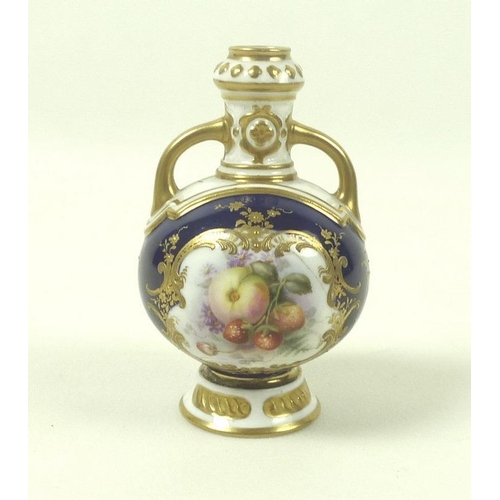 514 - A collection of early 20th century china, comprising a small Royal Worcester twin handled globular p... 