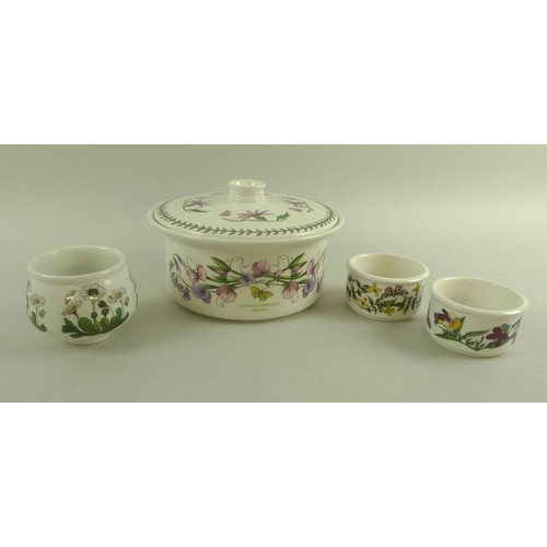 523 - A collection of Portmeirion, Botanical Garden pattern, including a large fruit bowl 26 by 12cm, a tu... 