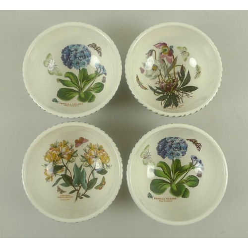 523 - A collection of Portmeirion, Botanical Garden pattern, including a large fruit bowl 26 by 12cm, a tu... 