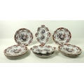 A collection of early 19th century Mason's Ironstone china dinner ware, in Imari pattern, comprising... 