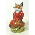 A group of four Royal Stratford limited edition Huntsman fox figurines, comprising Mr, Mrs, Master a... 