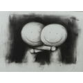 After Doug Hyde (British, b. 1972): 'Hugs', a limited edition artist's proof monochrome giclee print... 