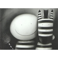 After Doug Hyde (British, b. 1972): 'Cops and Robbers', a limited edition artist's proof monochrome ... 