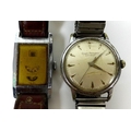 A Girard-Perregaux Sea Hawk chrome plated brass cased gentleman's wristwatch, circular pearlised dia... 