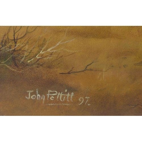 567 - John Pettitt (British, 1931-2014): 'Stanground Locks', limited edition print, 121/150, signed in pen... 