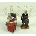 Two Royal Doulton Classics figurines, The Judge, HN 4412, modelled by Adrian Hughes, 2001, 17cm high... 