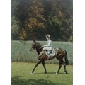 After Maxine Cox (British, 20th century): Desert Orchid, entitled 'Gold', limited edition print numb... 
