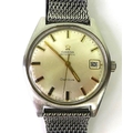 An Omega Geneve Automatic gentlemen's stainless steel  wristwatch, ref 166.041, circa 1970, circular... 