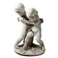 Paolo Andrea Triscornia (Italian, 1757-1833): 'Eros and Anteros fighting over a Heart', a late 18th ... 