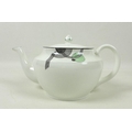 An Art Deco tea set comprising twelve cups, twelve saucers, eleven tea plates, teapot, milk jug and ... 