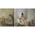After Sir William Russell Flint RA (British, 1880-1969): two prints comprising 'Sensitive Plants', l... 
