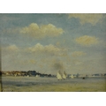 After Edward Seago (British, 1910-1974): a unique photographic reproduction of 'Sails in the Harwich... 