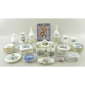A large collection of modern Royal Worcester, Wedgwood and Coalport, including pin dishes, plates, v... 
