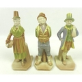 A group of three Royal Worcester porcelain figurines, each from the 'Countries of the World' series ... 