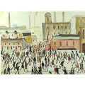 After Laurence Stephen Lowry (British, 1887-1976): 'Going to Work', limited edition print, 481/850, ... 