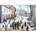After Laurence Stephen Lowry (British, 1887-1976): 'A Procession', published by The Medici Society, ... 