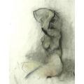 E. McMillan: a modern nude, pastel, signed lower right, 48.5 by 38.5cm, mounted, glazed and framed, ... 