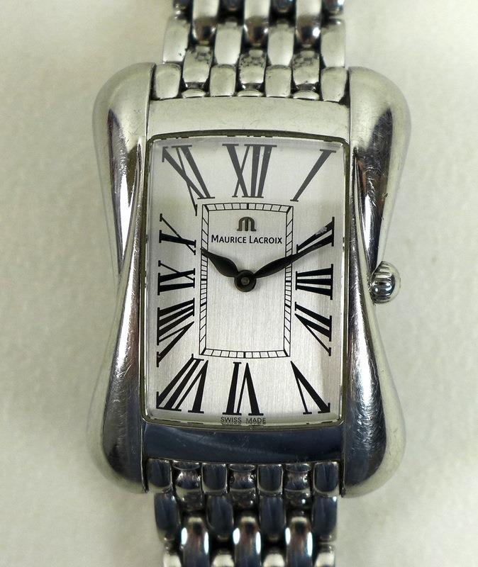 A Maurice Lacroix Divina lady s stainless steel cased wristwatch