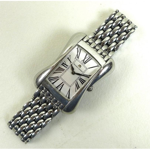 A Maurice Lacroix Divina lady s stainless steel cased wristwatch