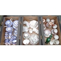 A collection of china part tea services, including a Crown Staffordshire part tea service, a Garrett... 
