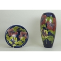 A large mid 20th century Moorcroft hibiscus pattern vase, impressed and painted marks to base along ... 