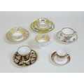 A group of 19th century porcelain teacup sets, comprising a G. Grainger Royal Porcelain Works Worces... 