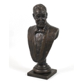Nicholas Dimbleby (British, b. 1946): 'Duke Ellington, 1899-1974, 3/100', a bronze sculpture modelle... 
