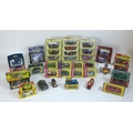 A collection of vintage toy cars by makers such as Corgi and Models of Yesteryear, including Yestery... 