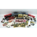 A collection of vintage toys and games, including a Jacques Happy Families card game, a Dinky Bentle... 