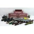 A collection of OO gauge model railway, including seven locos in various states on completion and co... 