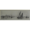 William Lionel Wyllie RA, RE, RI (British, 1851-1931): 'Tarbert, Loch Fyne', etching, signed in penc... 