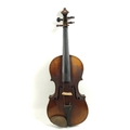 A 19th century 4/4 violin, probably German, paper label inside 'Giovan paolo Maggini brescia 1640', ... 