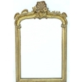 A Victorian gilt framed overmantel mirror, 63.5 by 9 by 102cm high.