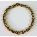 A 9ct gold chain link bracelet, 26.9g.