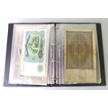 A collection of mostly early to mid 20th century world bank notes, including notes from Shanghai, Ch... 