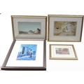 After Sir Russell Flint (British, 1880-1969): three small framed prints, comprising 'The Marchesa's ... 