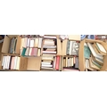 A large quantity of mostly 20th century books, including hardbacks and paperbacks, various themes an... 