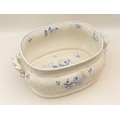 A Stone China Victorian foot bath, in the Berlin Roses pattern.